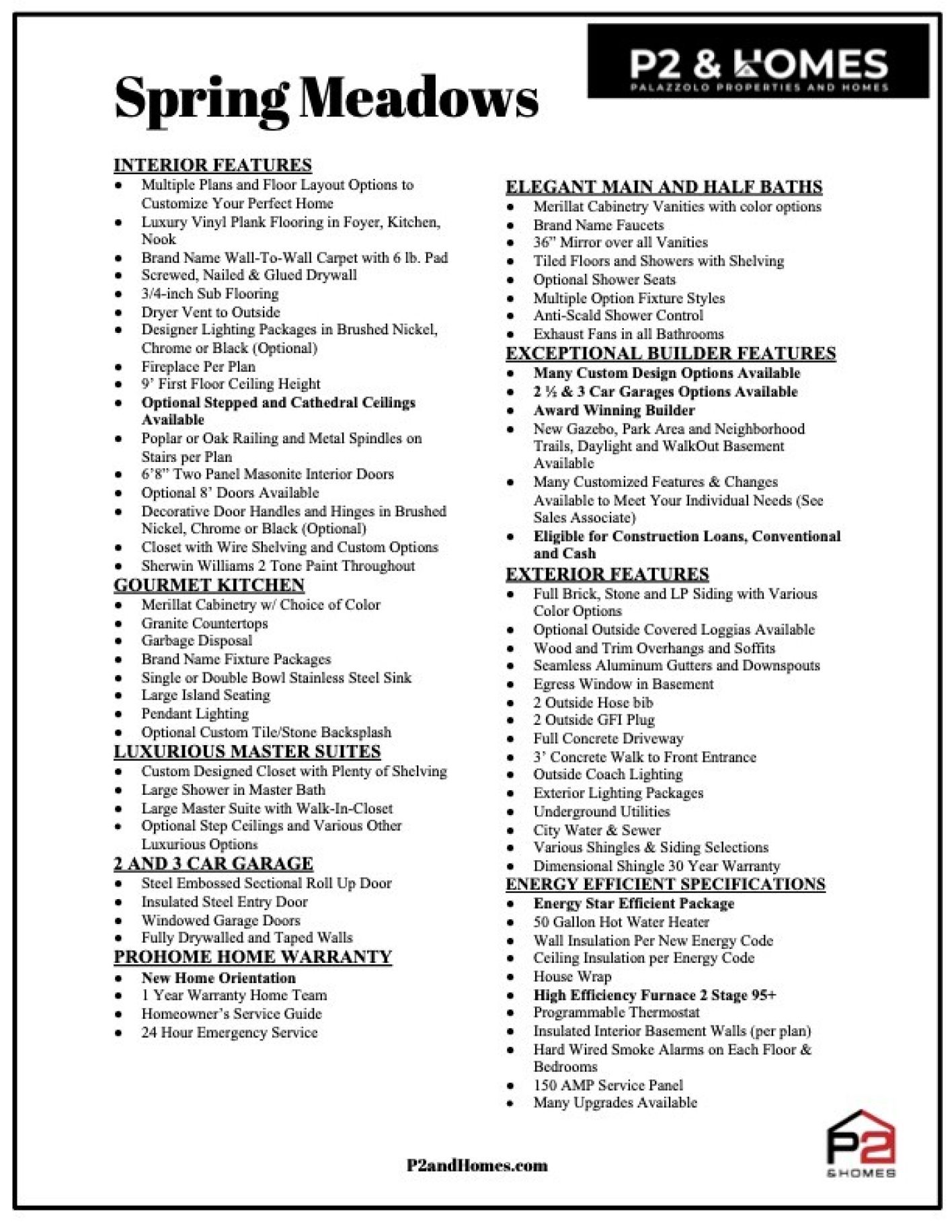 Palazzolo Properties & Homes Spring Meadows